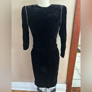 A.J. Bari Elegant Black Gown